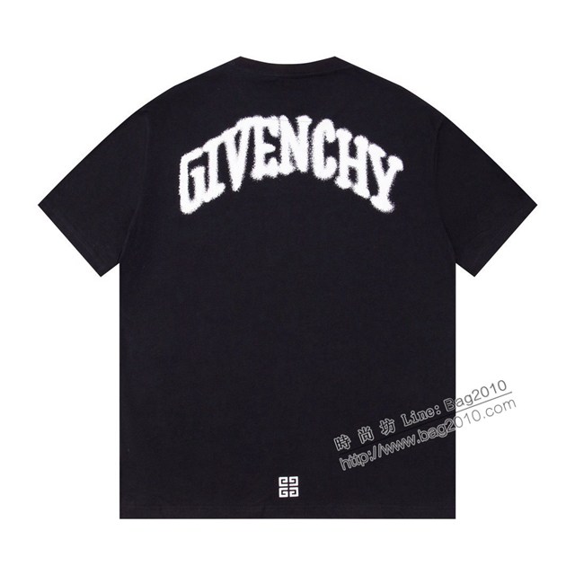 Givenchy專櫃紀梵希專門店2023SS新款印花燙鑽T恤 男女同款 tzy2634